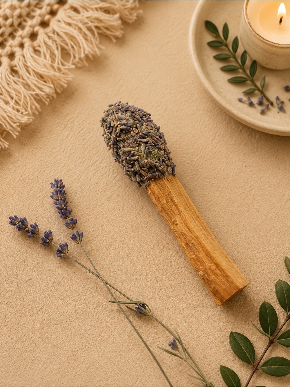 🌿 Palo Santo Dipped in Lavender
